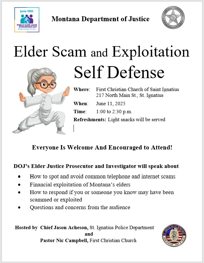 Police Department training on scams